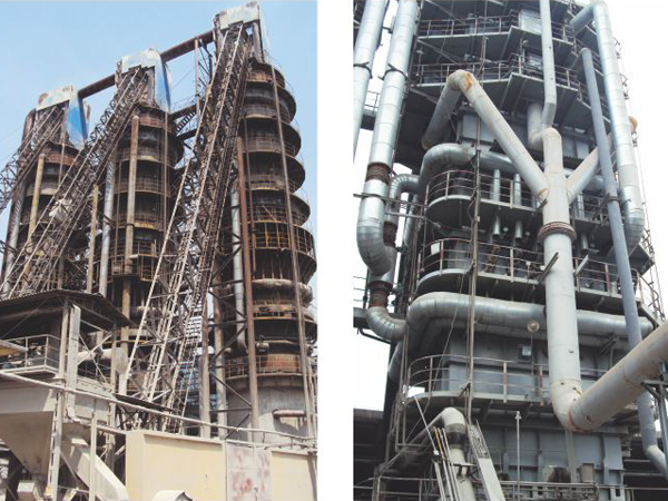 氣燒豎窯的生產工作系統及工作原理介紹 氣燒豎窯的生產工作系統及工作原理介紹